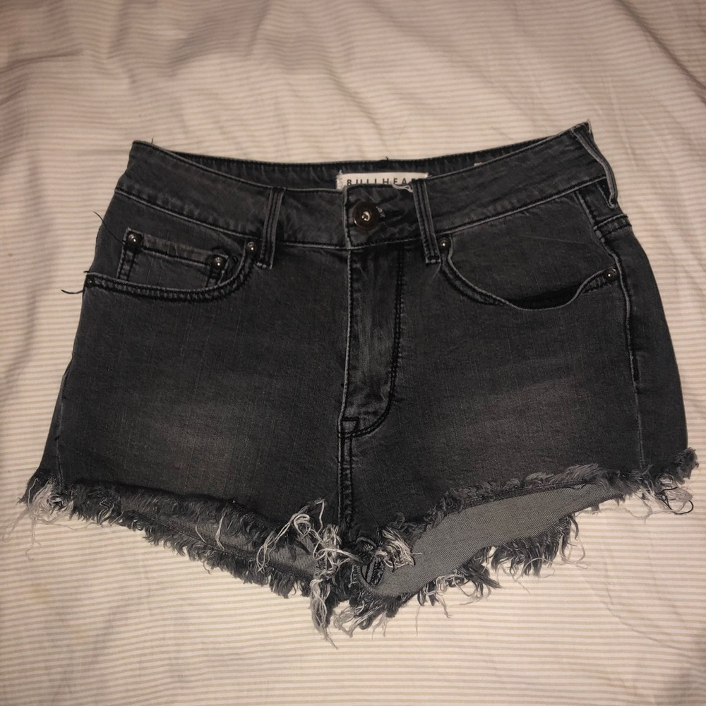 Bullhead Denim High Rise Shorts